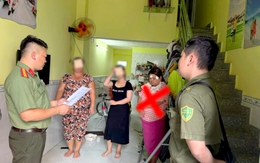 Bắt Lê Hoàng Ngọc Mai khi đang nằm võng "chốt đơn" bán hải sản