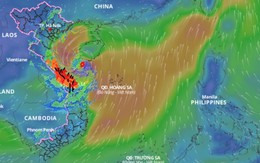 Tin mới nhất bão số 1: Bão liên tục chuyển hướng, giật cấp 13