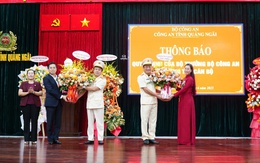 Quảng Ngãi có giám đốc Công an tỉnh 47 tuổi