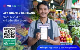 MB tặng miễn phí app bán hàng, xuất hóa đơn điện tử chỉ cần điện thoại