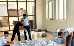 Thu giữ hơn 5.000 tuýp thuốc tân dược tại Móng Cái Thu giữ hơn 5.000 tuýp thuốc tân dược tại Móng Cái