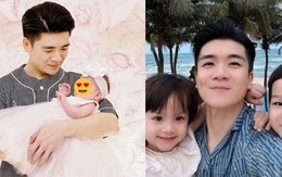 Thiếu gia Đỗ Quang Vinh nhà bầu Hiển công khai ảnh công chúa nhỏ đầy tháng, chủ tịch ACB vào nói đúng một điều