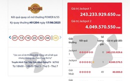 Vé số Vietlott tiếp tục có vé trúng giải Jackpot 2, giá trị hơn 4 tỉ đồng