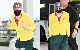 G-Dragon mặc áo đỏ - vàng khởi hành sang Việt Nam, đúng là sự tinh tế của 1 "ông hoàng Kpop" G-Dragon mặc áo đỏ - vàng khởi hành sang Việt Nam, đúng là sự tinh tế của 1 "ông hoàng Kpop"