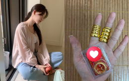 Cầm 12 chiếc nhẫn vàng trong tay, nhớ về ngày trong người không có nổi 2 triệu Cầm 12 chiếc nhẫn vàng trong tay, nhớ về ngày trong người không có nổi 2 triệu