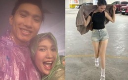 Bắt gặp "bạch nguyệt quang" làng bóng đá ôm say đắm cầu thủ nổi tiếng top đầu Việt Nam, cùng tắm mưa với G-Dragon
