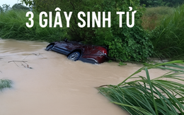 3 giây quyết đoán, ông bố đã cứu sống 5 mạng người trên chiếc xe bị lũ dữ cuốn trôi: Kỹ năng thoát hiểm thần tốc!