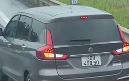 Lùi xe trên cao tốc Hà Nội - Thái Nguyên, nữ tài xế bị phạt 35 triệu đồng