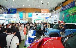 Dàn xe điện VinFast trở thành tâm điểm tại Entech Hanoi 2025