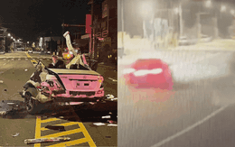 Clip Mercedes "nát như cám" sau cú tông kinh hoàng vào nhà dân lúc nửa đêm: Tình trạng của tài xế càng bất ngờ