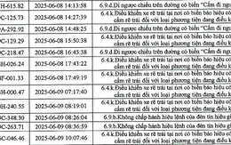 383 phương tiện có biển số sau nhanh chóng nộp phạt nguội theo Nghị định 168
