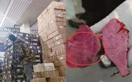 Theo dõi suốt 3 tháng, phanh phui đường dây sản xuất thịt giả doanh thu 127 tỷ đồng, tịch thu 900 tấn thịt chất thành “núi” Theo dõi suốt 3 tháng, phanh phui đường dây sản xuất thịt giả doanh thu 127 tỷ đồng, tịch thu 900 tấn thịt chất thành “núi”