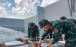 Cận cảnh trận địa pháo hoa mừng hợp nhất Cà Mau - Bạc Liêu tối nay