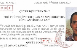 Truy nã đặc biệt Lê Quang Lương