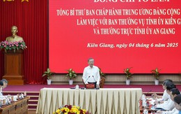 Tổng Bí thư Tô Lâm: Hợp nhất An Giang và Kiên Giang  mở ra cơ hội tái cấu trúc hệ thống hạ tầng vùng