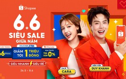Shopee nâng tầm mua sắm kết hợp giải trí trong 6.6 Siêu Sale Giữa Năm