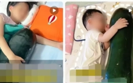 Nóng đỉnh điểm, Trung Quốc nở rộ trào lưu ôm bí đao đi ngủ cho mát