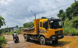 Hơn 10 năm chưa làm xong tuyến đường dài 2 km