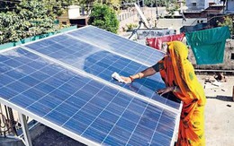 Làng năng lượng mặt trời ở Ấn Độ