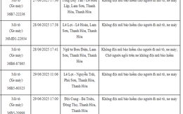 100 xe có biển số sau nhanh chóng nộp phạt nguội theo Nghị định 168: Nhiều trường hợp vi phạm lỗi với mức phạt lên tới 20 triệu đồng