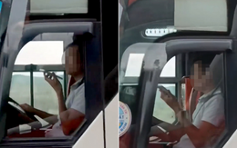 Hành khách chụp ảnh cảnh tài xế "buôn" điện thoại trên cao tốc gửi cho CSGT, nhận được "cơn mưa" lời khen