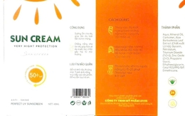 Phát hiện hai loại kem chống nắng giả, chỉ số SPF chưa tới 70% so với công bố