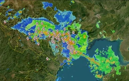Bão chưa vào, miền Bắc đã dông lốc gió giật