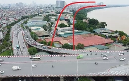 Cận cảnh vị trí được đề xuất xây dựng “Đại lộ và cảnh quan” ven sông Hồng Cận cảnh vị trí được đề xuất xây dựng “Đại lộ và cảnh quan” ven sông Hồng