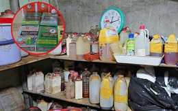 Bất ngờ hình ảnh chụp nơi pha chế 70.000 chai dầu gió Con Ó giả của đôi vợ chồng ở TP.HCM