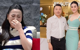 Nữ diễn viên vợ shark Bình bật khóc nức nở: "Tôi xin cúi đầu"