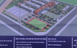 Quá vui: Sang năm Hà Nội có thêm 1 trường THPT mới, hiện đang xây, dự kiến tháng 4 năm sau sẽ hoàn thành!