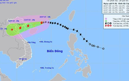 Bão số 3 cách Quảng Ninh - Hải Phòng khoảng 400km, Bắc Bộ mưa to đến rất to