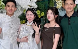 Sao U23 Việt Nam bí mật cưới cô chủ tiệm vàng yêu từ năm 17 tuổi, nhan sắc và gia thế nàng WAG gây sốt