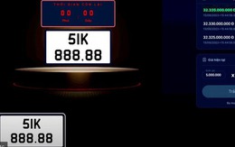 Đề xuất đánh thuế khi chuyển nhượng biển số xe ô tô trúng đấu giá