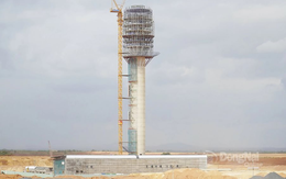 Toàn cảnh tháp kiểm soát không lưu cao nhất Việt Nam trước giờ về đích