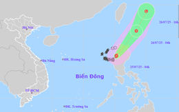 Bão Cỏ May giật cấp 12, đổ bộ vào đâu?