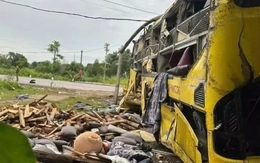 Xe khách ở Hà Tĩnh lật nhiều vòng, 9 người tử vong