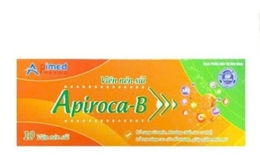Viên sủi Apiroca-B bị tạm dừng lưu hành vì hàm lượng vitamin B2 không đạt chuẩn