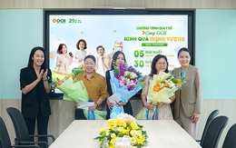 Những khách hàng may mắn đầu tiên nhận giải thưởng từ OCB