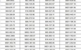 90 chủ xe máy, ô tô vượt đèn đỏ có biển số sau nhanh chóng nộp phạt nguội theo Nghị định 168