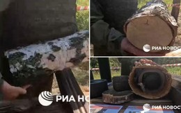Nga phát hiện "tuyệt chiêu" của Ukraine: Nhét mìn trong khúc gỗ chờ xe tăng đến