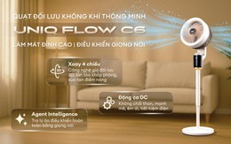 UNIQ Flow C6 - Quạt cây đối lưu không khí thông minh cho không gian sống hiện đại