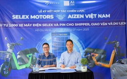 Selex Motors và AIZEN Việt Nam triển khai 2.000 xe điện, mở rộng cơ hội tiếp cận giao thông xanh