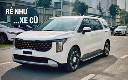 Giá Kia Carnival tiếp tục 'dò đáy', giảm hơn 100 triệu đồng tại đại lý: Bản dầu đắt nhất còn dưới 1,5 tỷ đồng, rẻ hơn nửa tỷ so với Viloran