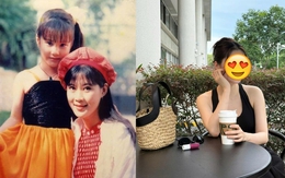 Bé gái chụp cùng "Nữ hoàng ảnh lịch" Diễm Hương 29 năm trước: Học trường đình đám, hiện là minh tinh nổi tiếng