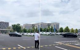 Xe điện BYD 'Made in China' mất kiểm soát, chạy xoay tròn hơn 100 vòng tại sân bay