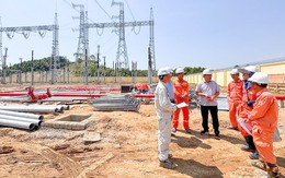 Lãnh đạo EVN kiểm tra tiến độ thi công dự án đường dây 500kV Lào Cai - Vĩnh Yên