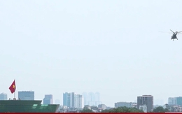 Tiêm kích Su-30MK2, trực thăng bay khảo sát, chuẩn bị biểu diễn dịp đại lễ 2/9