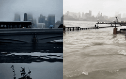 Cận cảnh bão Cỏ May quần thảo Trung Quốc: Nước dâng cao "nuốt chửng" Bến Thượng Hải, 280.000 người sơ tán