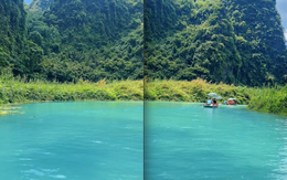 Tràng An (Ninh Bình) bất ngờ có màu nước lạ khiến netizen rần rần không tin nổi